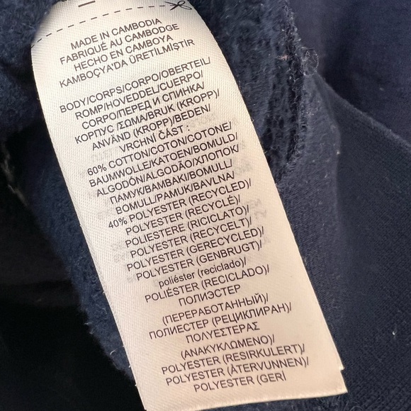 Polo Ralph Lauren 2022 Team USA Olympic Bear Pullover Blue Cotton Sweatshirt X - Picture 11 of 11